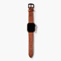 Çift Katlı Deri Apple Watch Kayışı - Taba el yapımı hakiki deri - DeryCraft