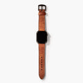 Çift Katlı Deri Apple Watch Kayışı - Camel el yapımı hakiki deri - DeryCraft