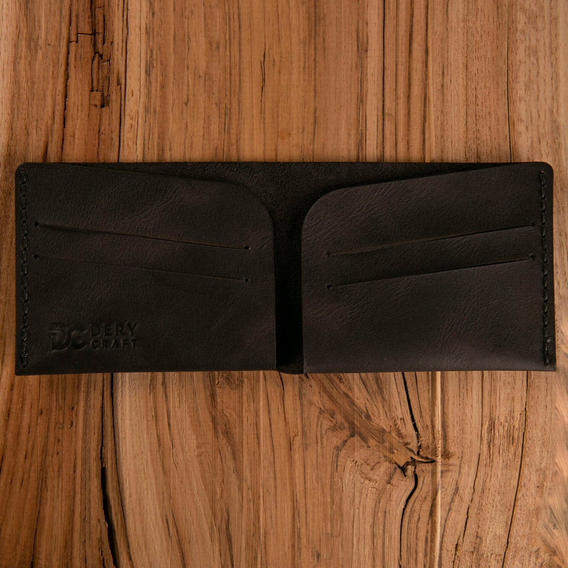 MÜRDÜM Minimalist Deri Cüzdan (Colt) el yapımı hakiki deri - DeryCraft